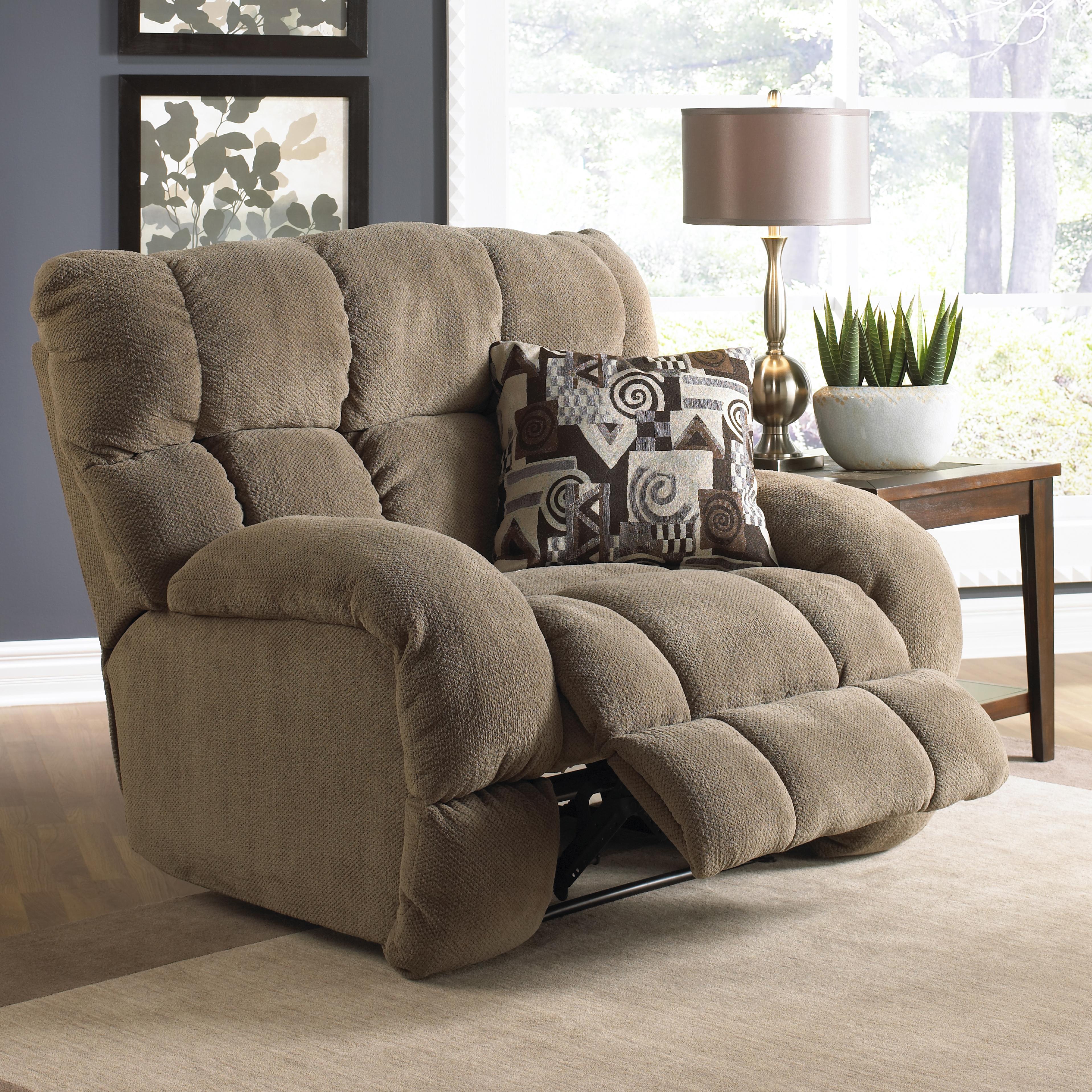 Lay Flat Recliner with Extra Wide Seat by Catnapper Wolf
